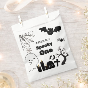 Sachets En Papier Halloween Sppoky One Premier anniversaire fête