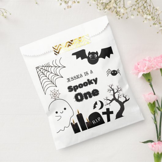 Sachets En Papier Halloween Sppoky One Premier anniversaire fête (Scellé)