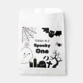 Sachets En Papier Halloween Sppoky One Premier anniversaire fête (Devant)