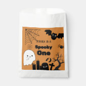 Sachets En Papier Halloween Sppoky One Premier anniversaire fête (Devant)