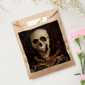 Sachets En Papier Halloween squelette riant (Scellé)