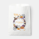 Sachets En Papier Halloween Tiny Feet, Baby shower sucré Éffrayant (Devant)