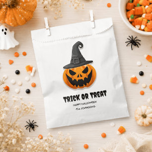 Sachets En Papier Halloween Trick or Treat – Citrouilles Personnalis