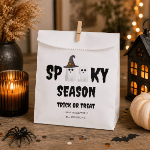 Sachets En Papier Halloween Trick or Treat  – Fantômes de la Saison 