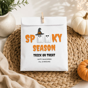 Sachets En Papier Halloween Trick or Treat – Fantômes de la Saison