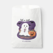 Sachets En Papier Halloween Trick-or-Treat Ghost Candy Favor Bags (Devant)