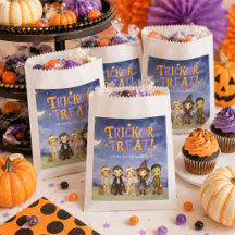 Halloween Trick or Treat Kid's Costume Watercolor