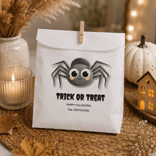 Sachets En Papier Halloween Trick or Treat – Modèle Araignée Personn