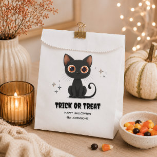 Sachets En Papier Halloween Trick or Treat – Sac personnalisé chat n