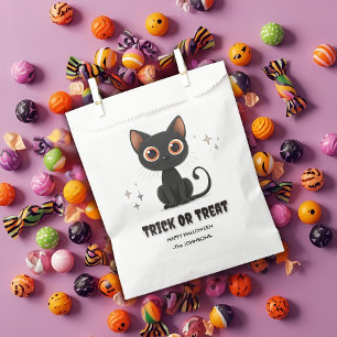 Sachets En Papier Halloween Trick or Treat – Sac personnalisé chat n