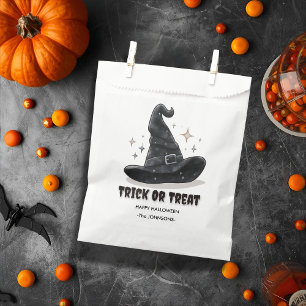 Sachets En Papier Halloween Trick ou Treat - Witch Casquette Design