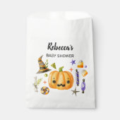 Sachets En Papier Halloween Un Petit Baby shower Citrouille Boo (Devant)
