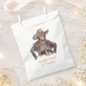Sachets En Papier Halloween Western Brown Cowboy Skeleton (Coupé)