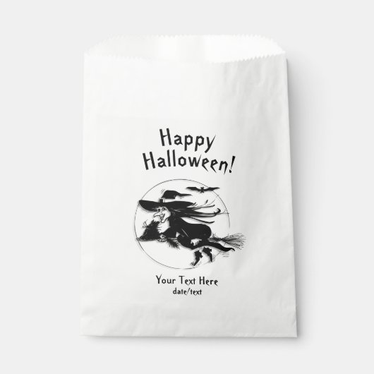 Sachets En Papier Halloween Witch (Devant)