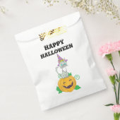 Sachets En Papier Halloween Wizard Chat on Citrouille (Scellé)