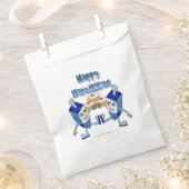 Sachets En Papier Hanoukka Dancing Dreidels et Jelly Doughnut (Coupé)