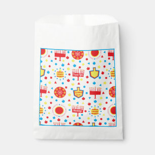 Sachets En Papier Hanoukka Favor Sac COLORÉ 8 NUITS CRAZY