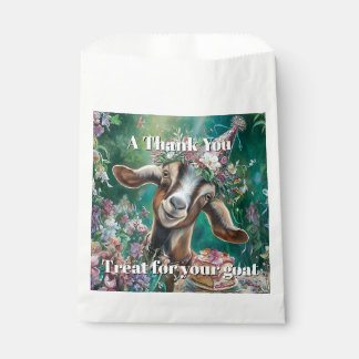 Sachets En Papier Happy Birthday Nubian Goat Garden Flowers