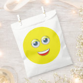 Sachets En Papier Happy Face Emoji (Coupé)