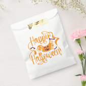 Sachets En Papier Happy Halloween chauves-souris Jack-o'-lantern (Scellé)