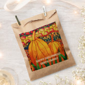 Sachets En Papier Happy Halloween Citrouille Favoriser Sac (Coupé)