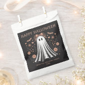 Sachets En Papier Happy Halloween Ghost Favor Sac (Coupé)