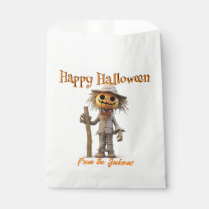 Sachets En Papier Happy Halloween GROS CITROUILLE YED SCARECROW