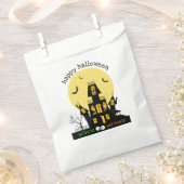 Sachets En Papier Happy Halloween Haunted House Flying Bats (Coupé)