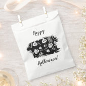 Sachets En Papier Happy Halloween squelette Motif os crâne (Coupé)