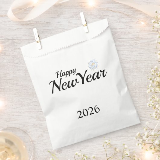Sachets En Papier Happy New Year Custom Present (Coupé)
