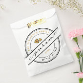 Sachets En Papier HAPPY PURIM Script w Hamentash Bag (Scellé)