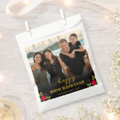 Sachets En Papier Happy Rosh Hashanah Luxury Gold Script Photo (Coupé)