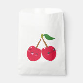 Sachets En Papier Happy Smiling Kawaii Cherry Fruit (Devant)