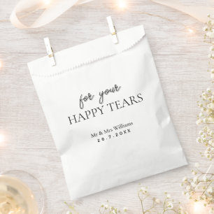 Sachets En Papier Happy Tears Mariage Tissus Paquets - Réflexion