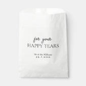 Sachets En Papier Happy Tears Mariage Tissus Paquets - Réflexion (Devant)