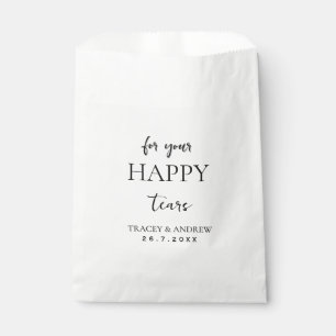 Sachets En Papier Happy Tears Mariage Tissus Paquets - Réflexion