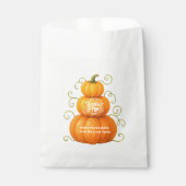 Sachets En Papier Happy Thanksgiving Thankful Pumpkins (Devant)