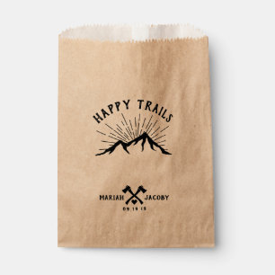 Sachets En Papier Happy Trails Wedding Favor do-it-yourself Trail Mi