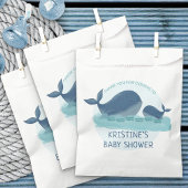 Sachets En Papier Happy Whales Ocean Theme Baby shower