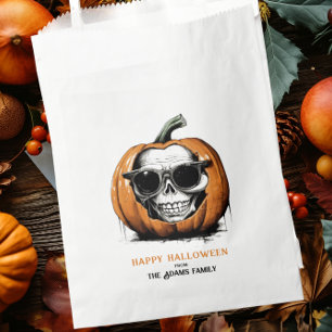 Sachets En Papier Haunting Jack O'Lantern Grinning Crâne Halloween