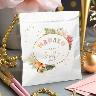 Sachets En Papier Hawaiian Mahalo Sweet sixteen Floral ID1092