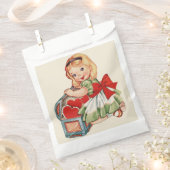 Sachets En Papier Heart Girl Enfant Retro Enfants mignons (Coupé)