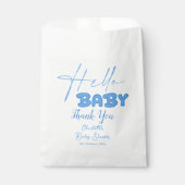 Sachets En Papier Hello Baby Elegant Baby shower (Devant)