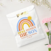 Sachets En Papier Here Comes The Son Boy Baby Shower (Scellé)