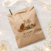 Sachets En Papier Hérisson Baby shower des bois de champignon de pap (Coupé)