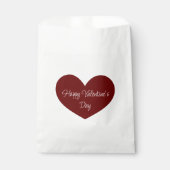 Sachets En Papier Heureuse Sainte-Valentin Red Heart Cute Party (Devant)
