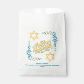 Sachets En Papier HEUREUX HANOUKKA Chanukah (Devant)