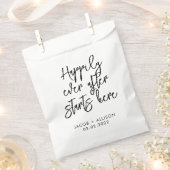 Sachets En Papier Heureux que jamais après commence ici (Coupé)