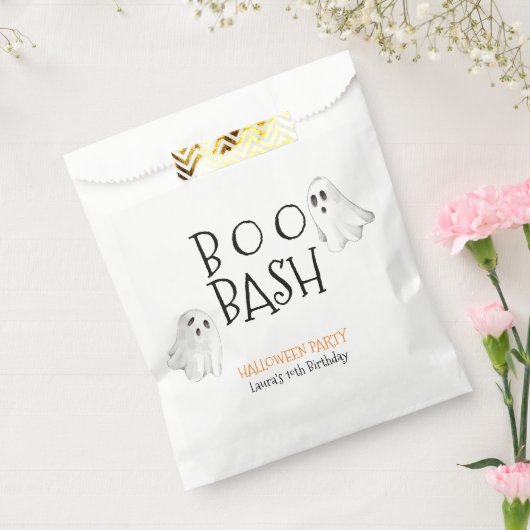 Sachets En Papier Hey Boo Halloween Ghost Party (Scellé)