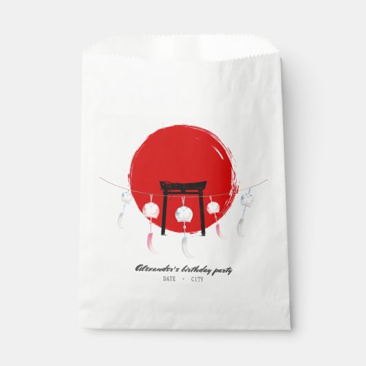 Sachets En Papier Hibachi fête d'anniversaire Vent Chimes Furin Japo (Devant)